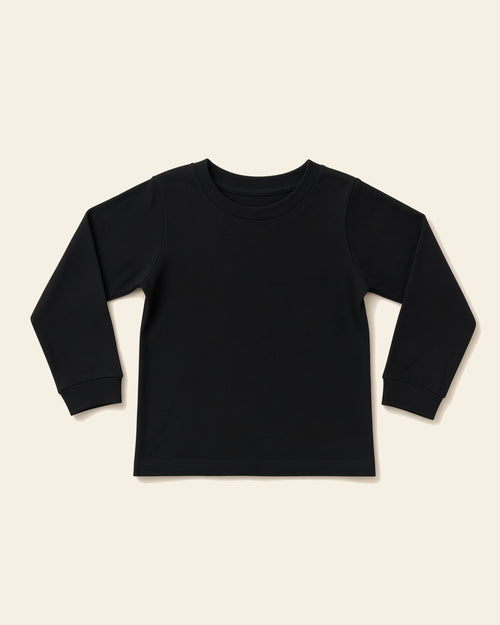 Fearless - Toddler Long Sleeve Tee, black, front