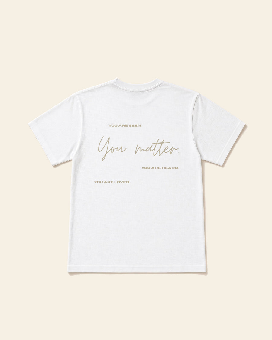 Made to Matter - Adult Everyday Cotton Tee, white, back