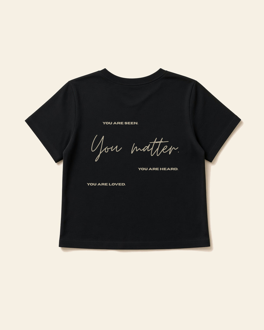 Made to Matter - Women's Modern Fit Tee, black, back