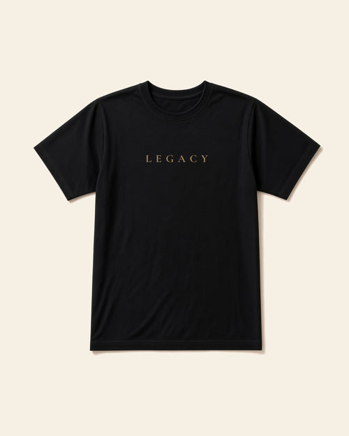 Legacy - Adult Everyday Cotton Tee, black, front