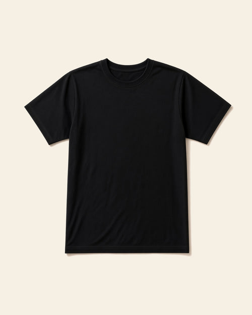 Psalm Boat - Adult Everyday Cotton Tee, black, front