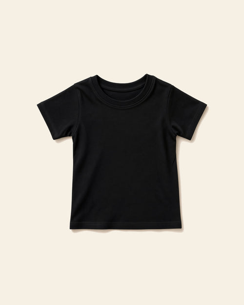 The Promised - Baby Organic Cotton Tee, black, front