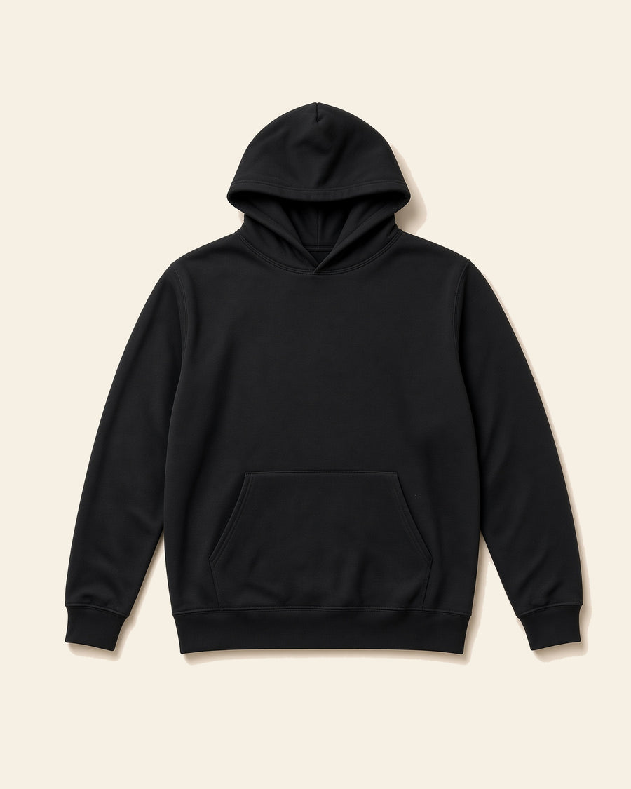 The Infinite - Adult Heavyweight Fleece Hoodie, black, front