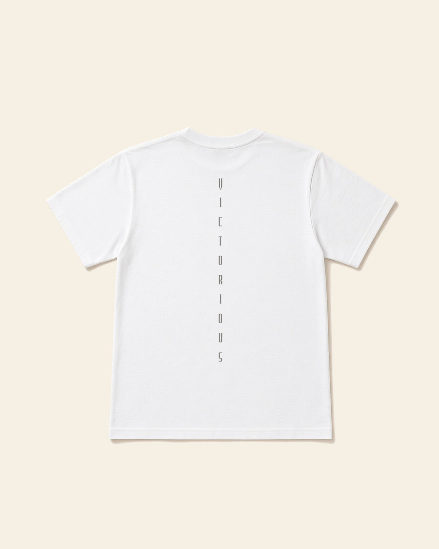 Victorious - Adult Heavyweight Cotton Tee, white, back