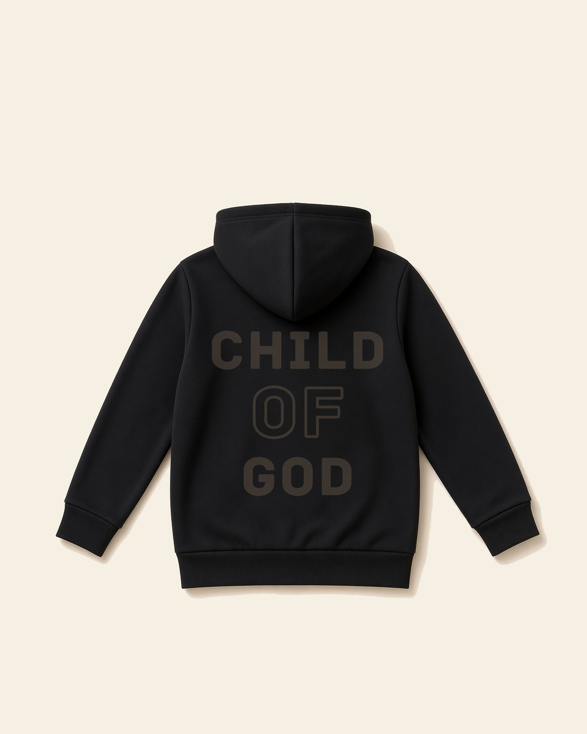 Child of God - Toddler Fleece Hoodie, black, back