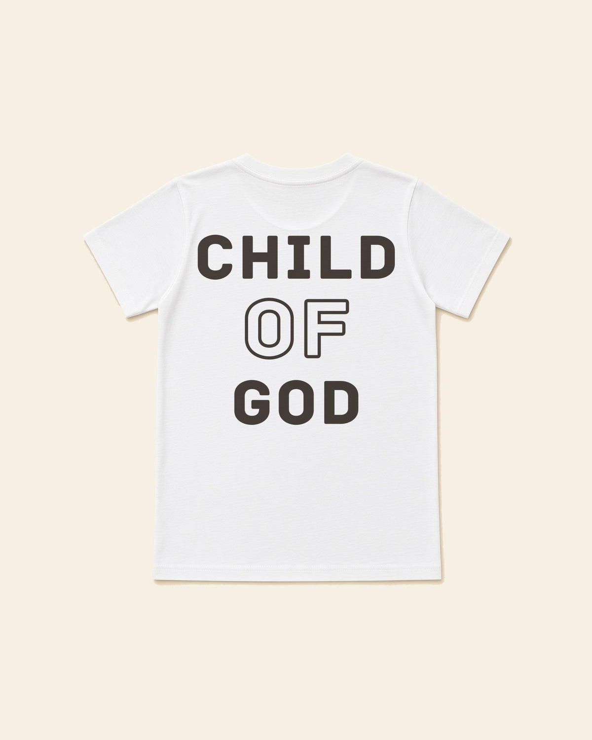 Child of God - Youth Classic Cotton Tee, white, back