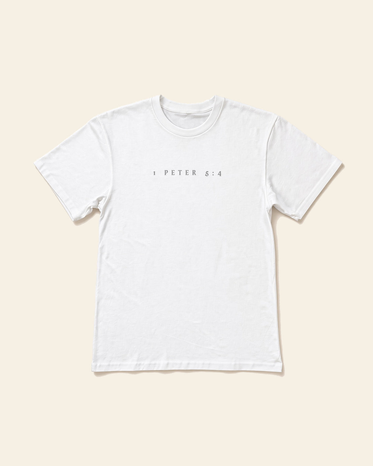 Crown of Glory - Adult Heavyweight Cotton Tee, white, front