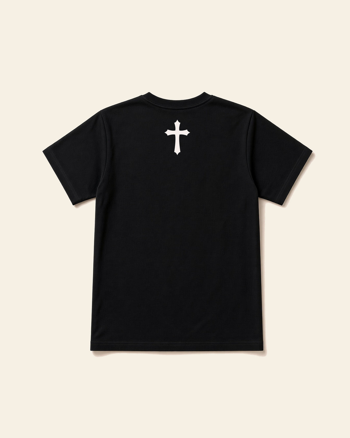 Fear No Evil - Adult Everyday Cotton Tee, black, back