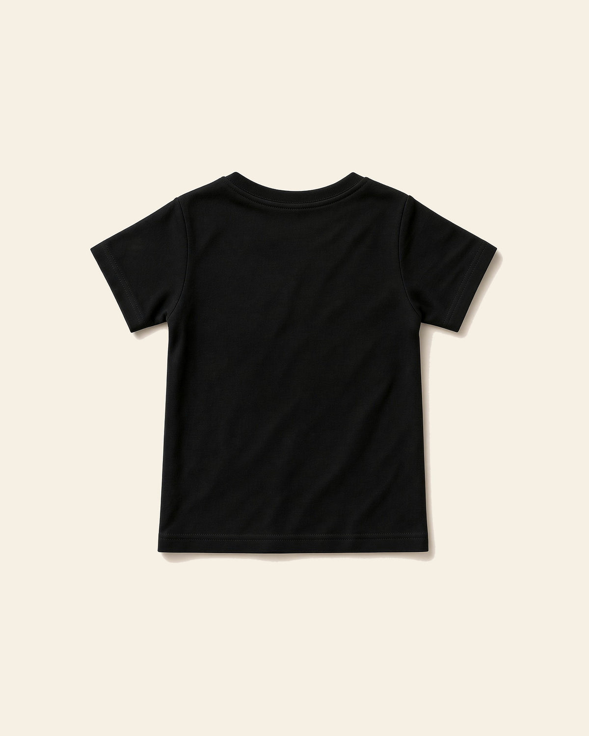 For This Child I Have Prayed Pink - Baby Organic Cotton Tee, black, back