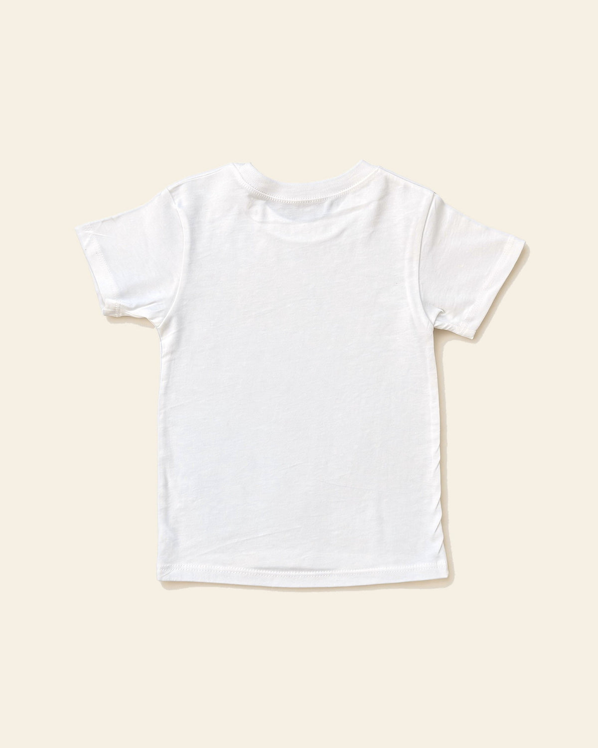 For This Child I Have Prayed Stone - Baby Organic Cotton Tee, white, back