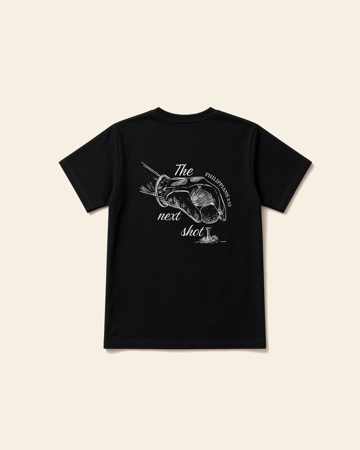 Forward Focus - Adult Heavyweight Cotton Tee, black, back