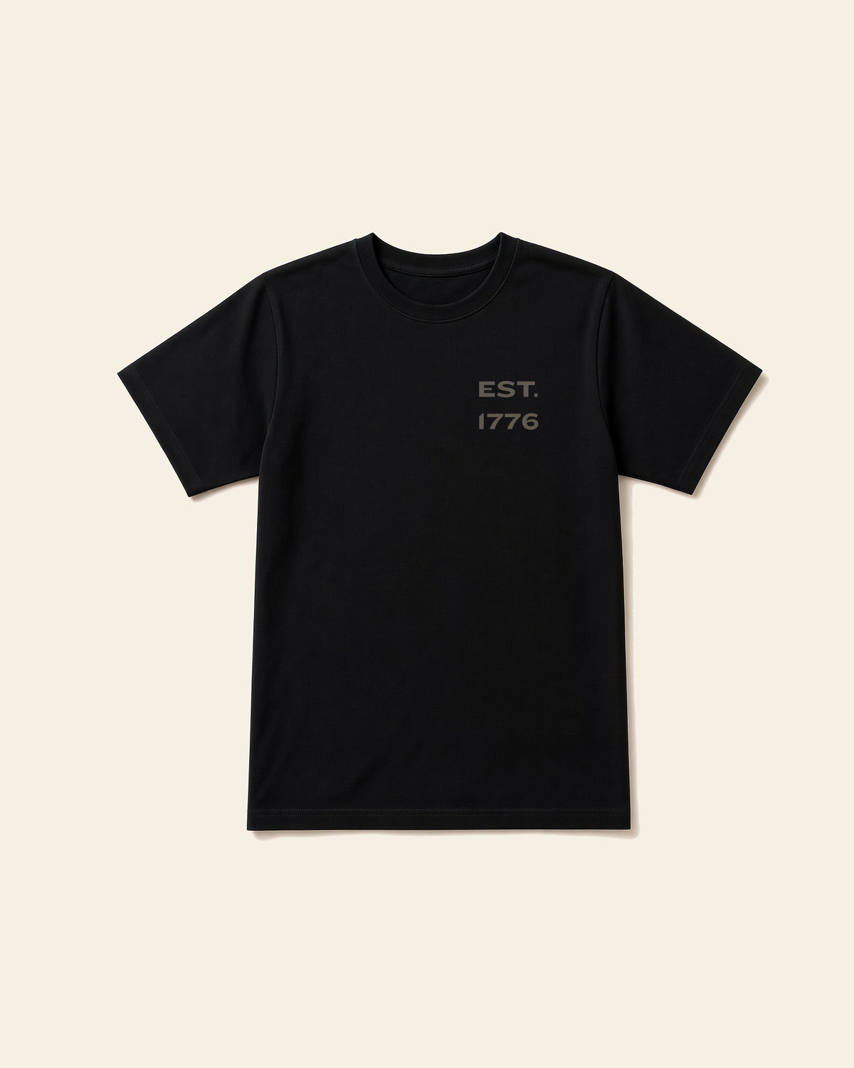 In God We Trust - Adult Heavyweight Cotton Tee, black, front