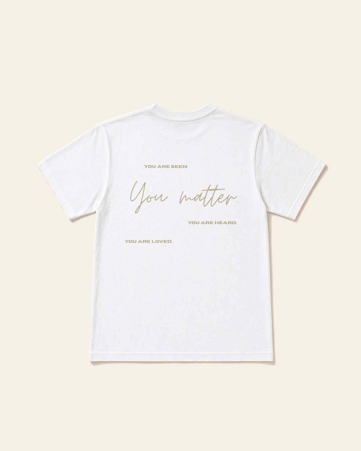 Made to Matter - Adult Everyday Cotton Tee, white, back