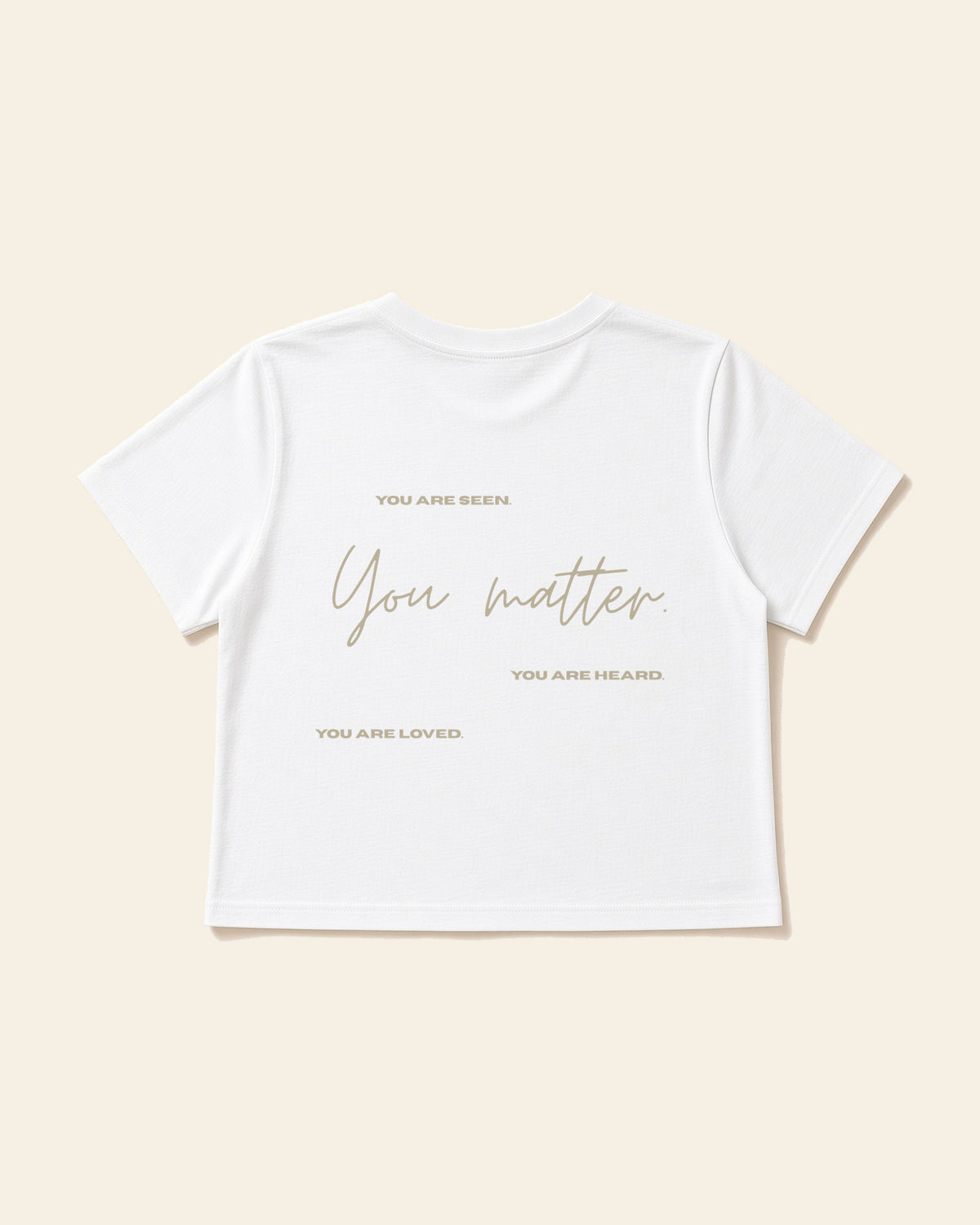 Made to Matter - Women's Modern Fit Tee, white, back