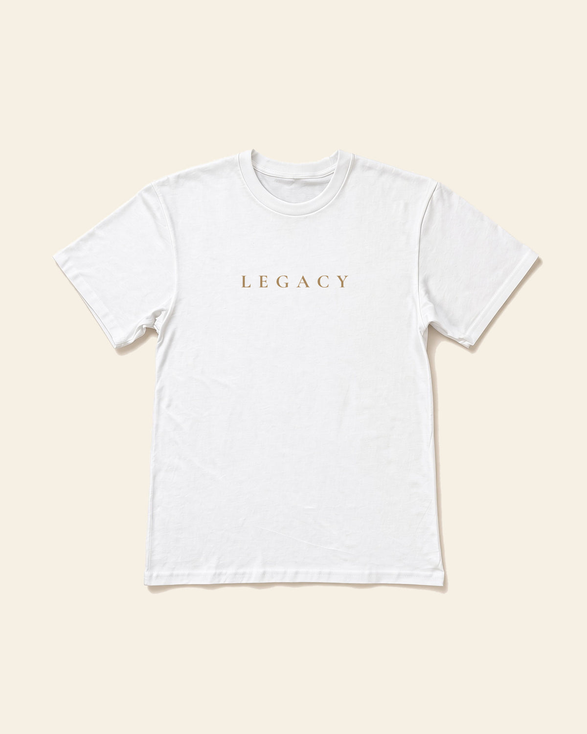 Legacy - Adult Heavyweight Cotton Tee, white, front