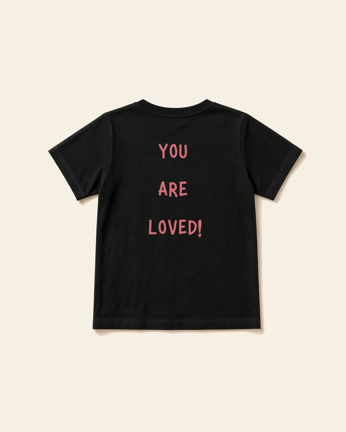 Smile - Youth Everyday Cotton Tee, black, back