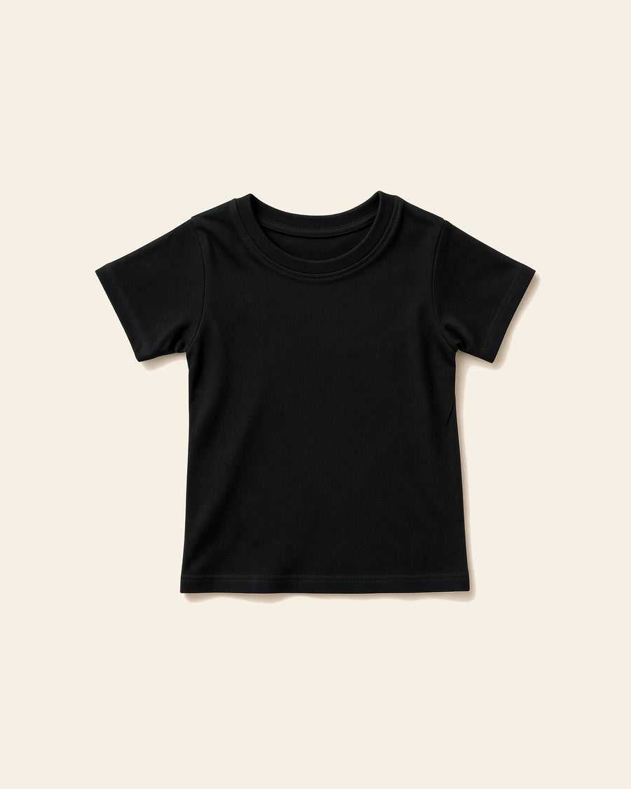 The Promised - Baby Organic Cotton Tee, black, front