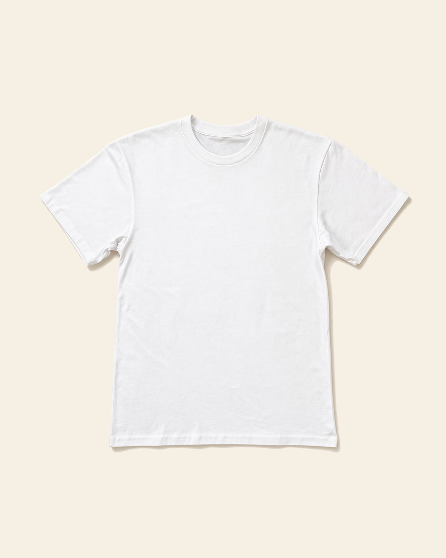 The Foundation - Adult Everyday Cotton Tee, white, front