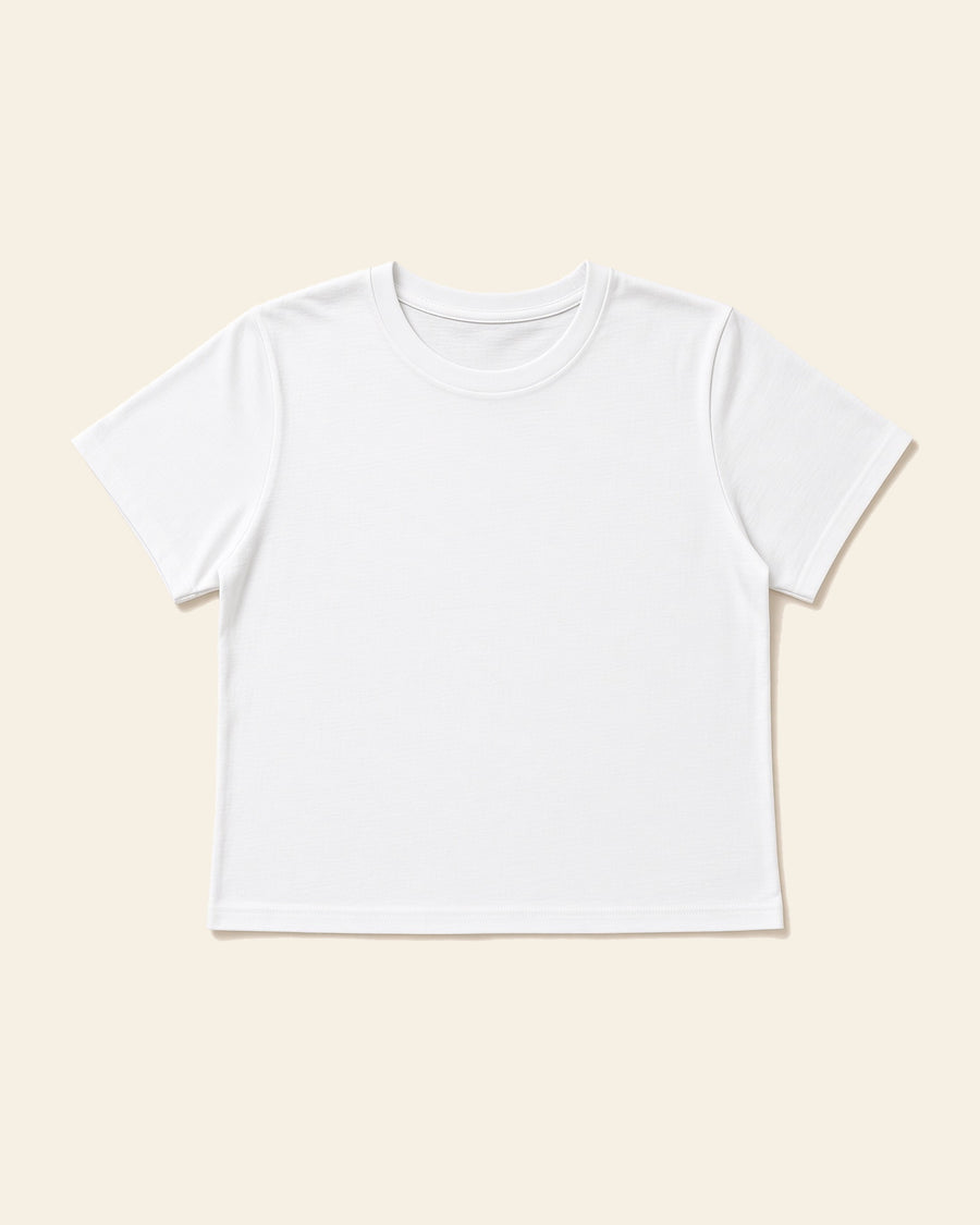 The Sparrow - Women's Modern Fit Tee, white, front