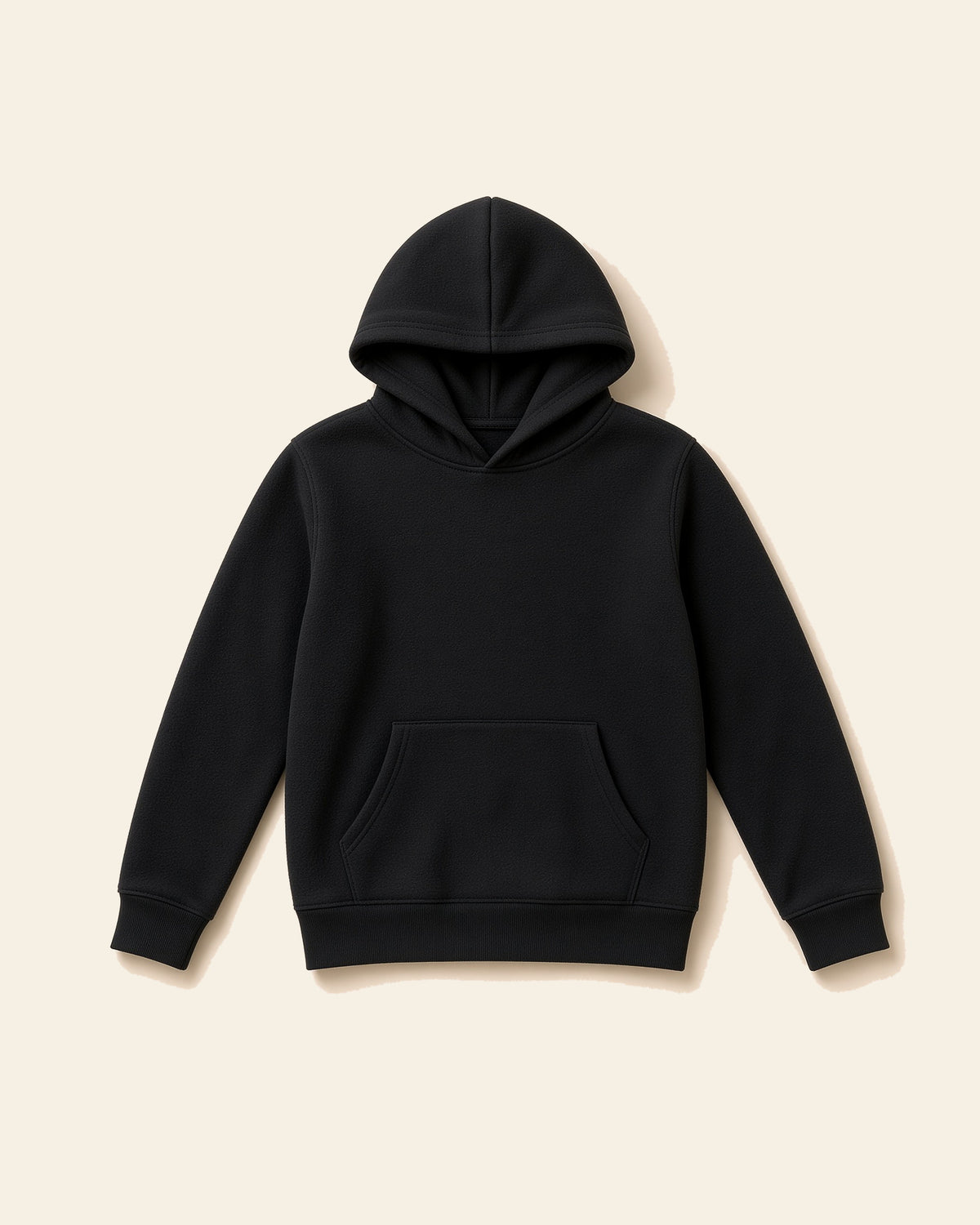 Ten Commandments - Youth Fleece Hoodie, black, front