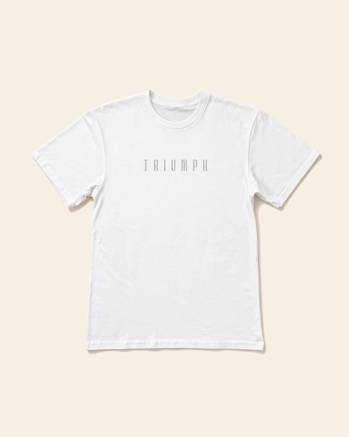 Triumph - Adult Everyday Cotton Tee, white, front