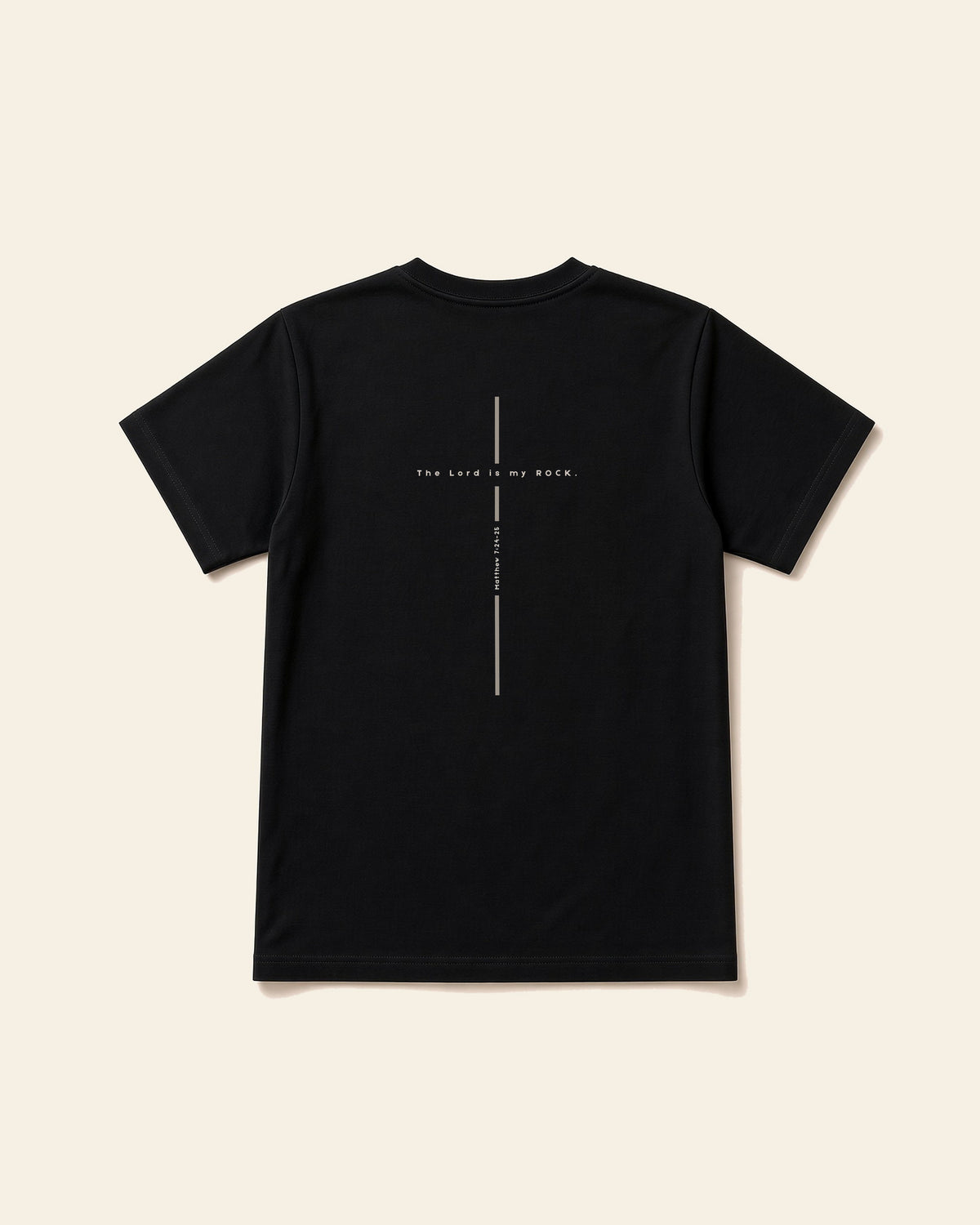 Matthew Cross - Adult Everyday Cotton Tee, black, back