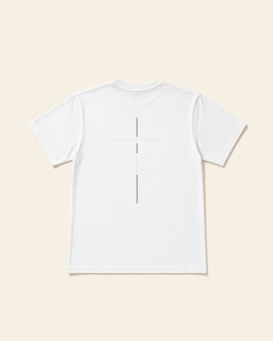 Matthew Cross - Adult Everyday Cotton Tee, white, back