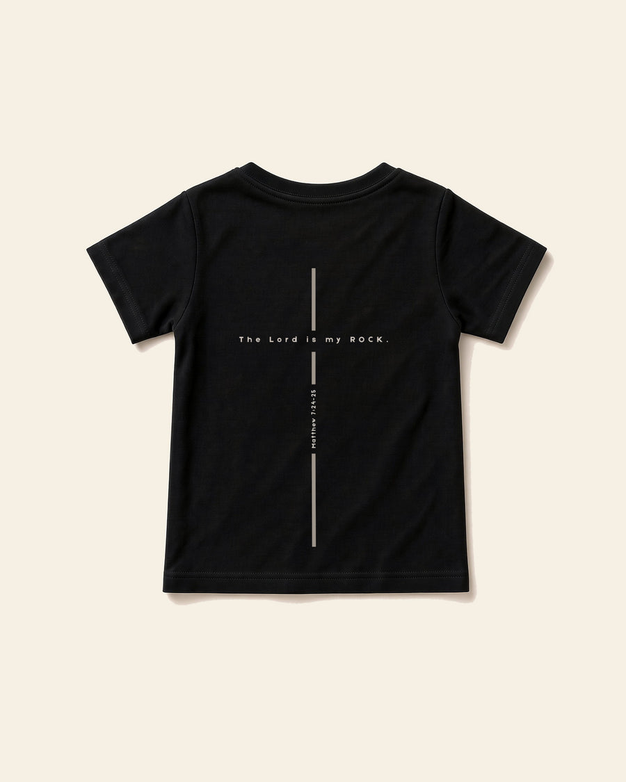 Matthew Cross - Toddler Organic Cotton Tee, black, back
