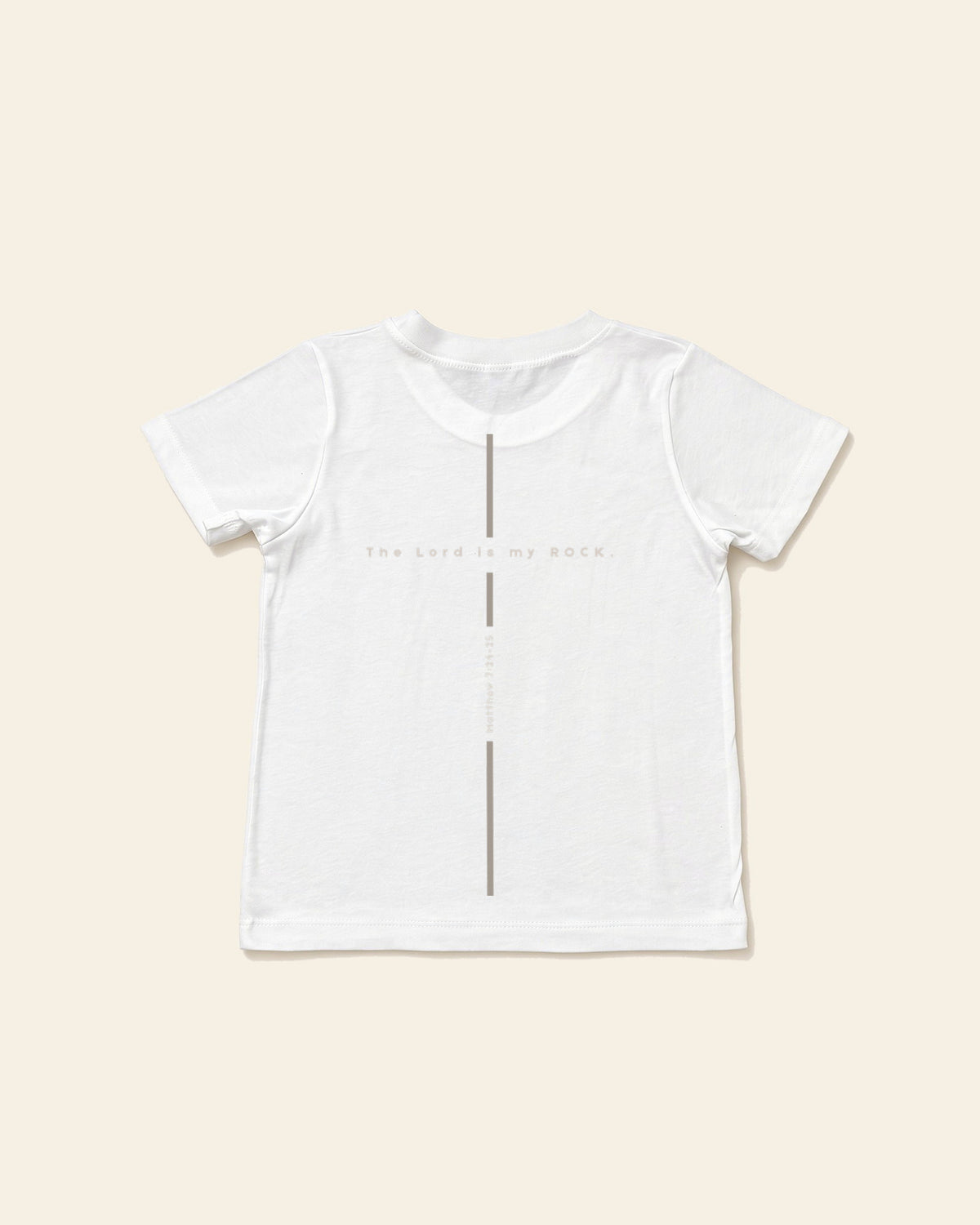 Matthew Cross - Toddler Organic Cotton Tee, white, back