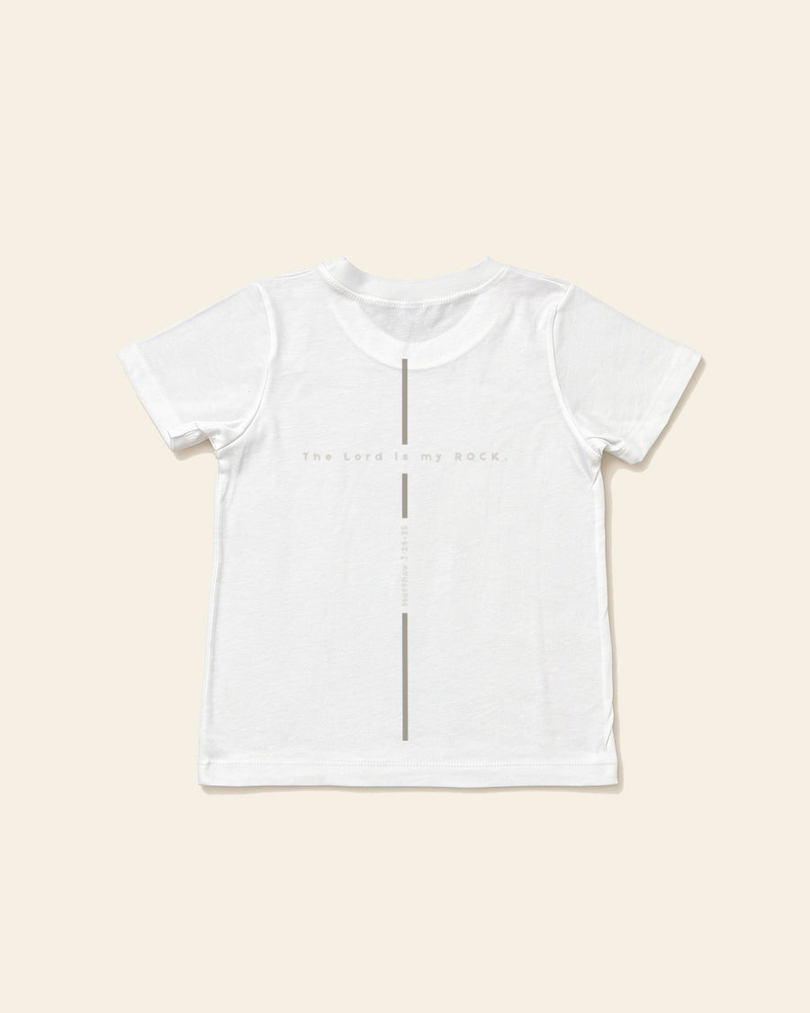 Matthew Cross - Toddler Organic Cotton Tee, white, back