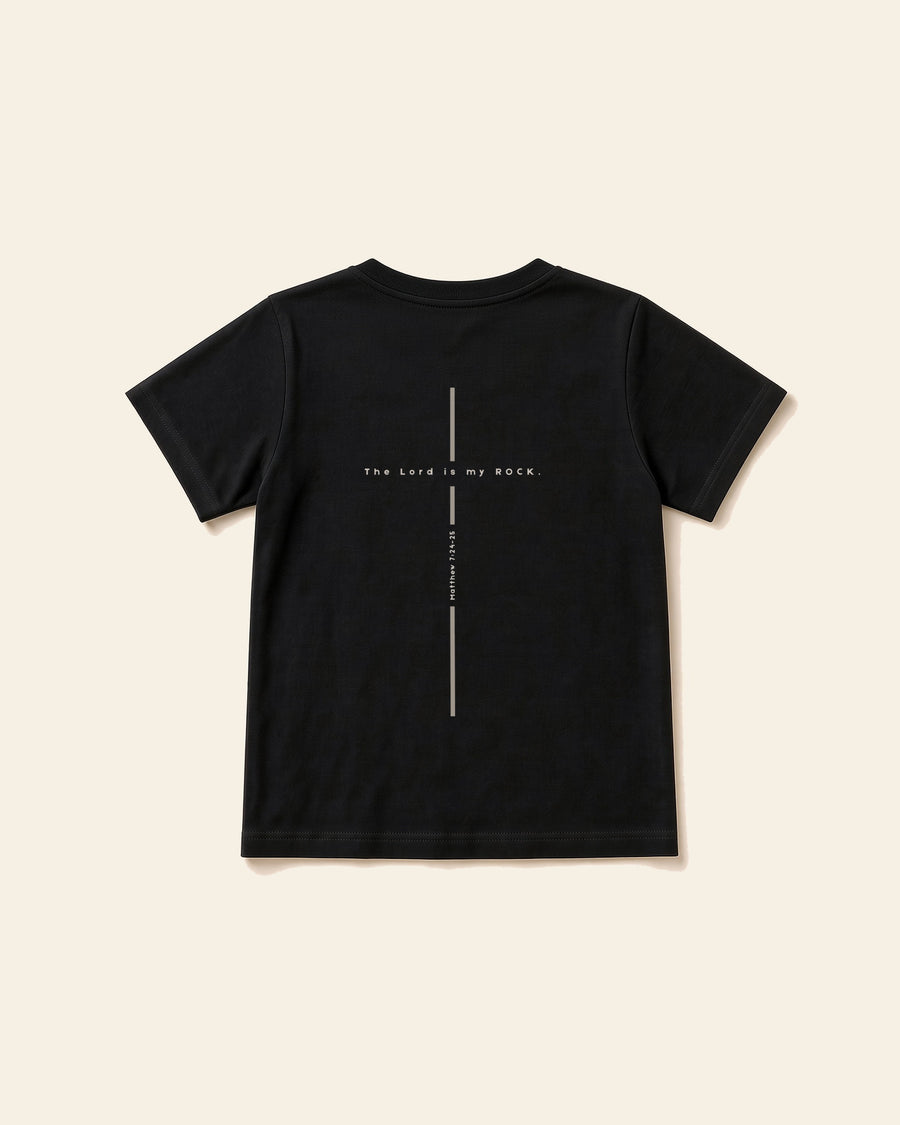 Matthew Cross - Youth Everyday Cotton Tee, black, back