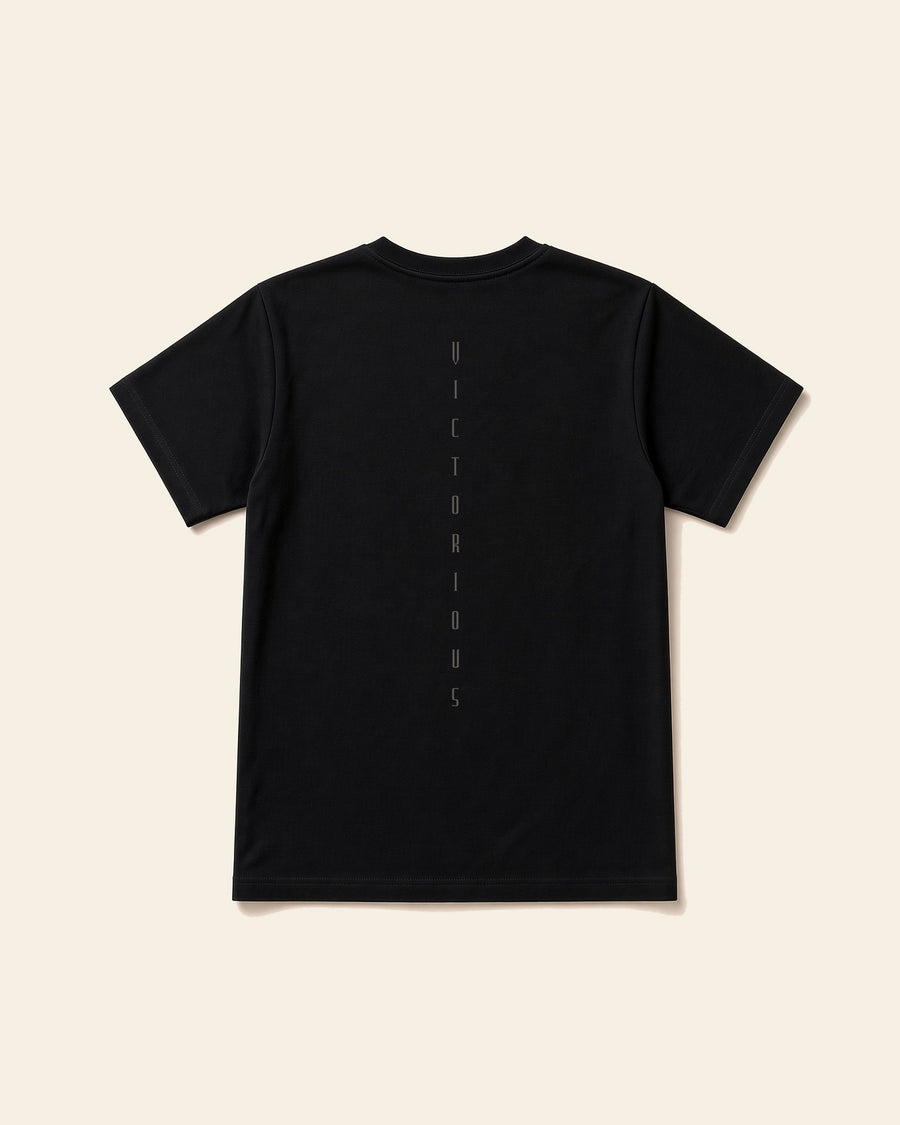 Victorious - Adult Everyday Cotton Tee, black, back