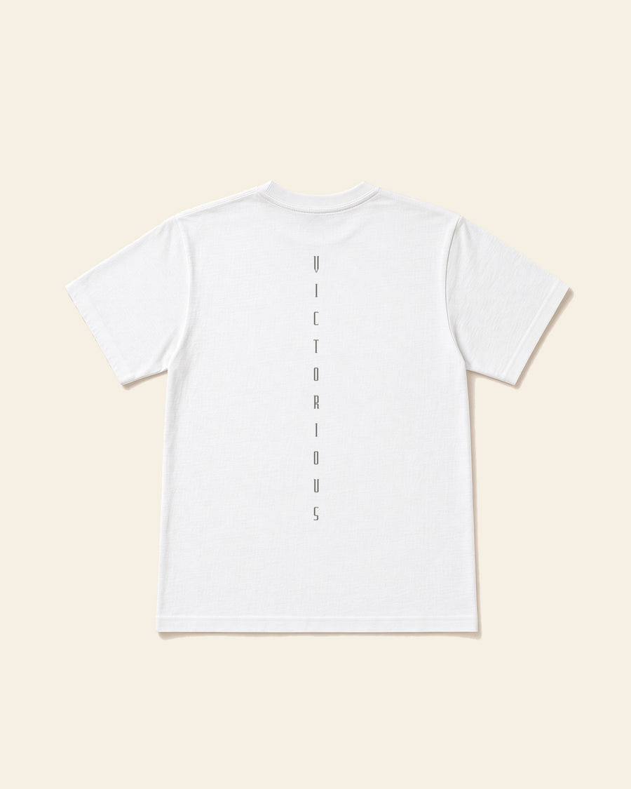 Victorious - Adult Everyday Cotton Tee, white, back