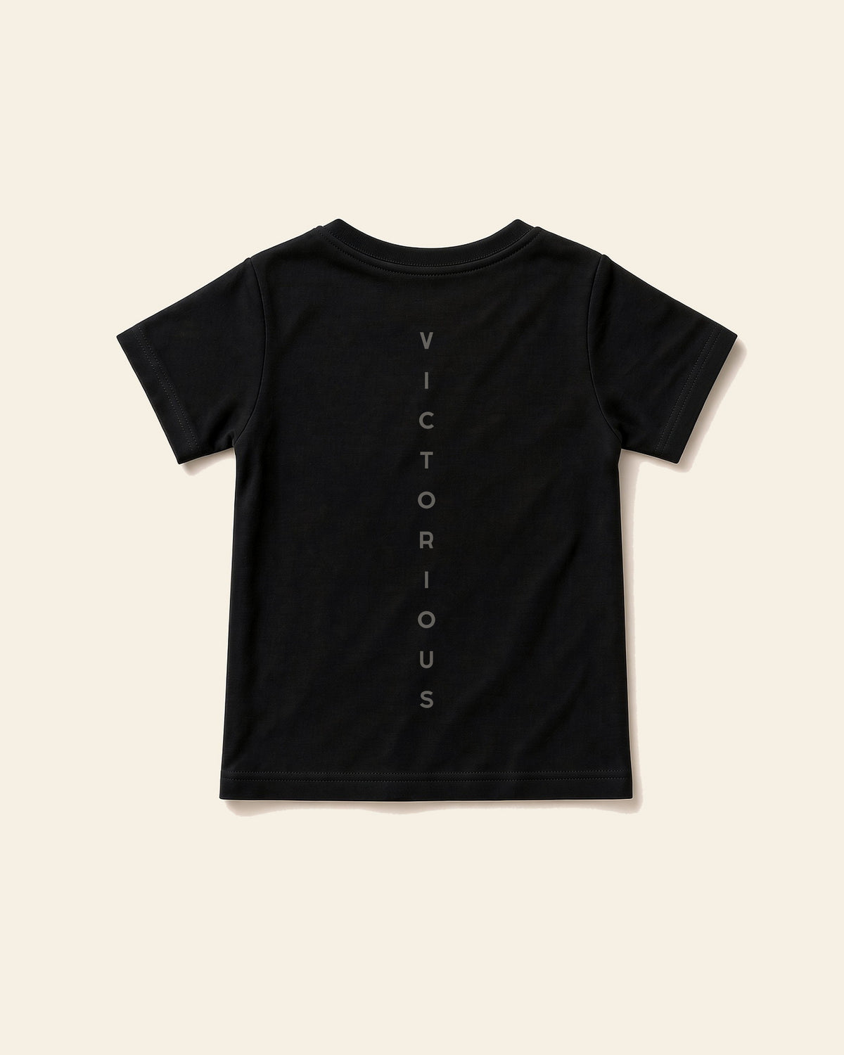 Victorious - Toddler Organic Cotton Tee, black, back