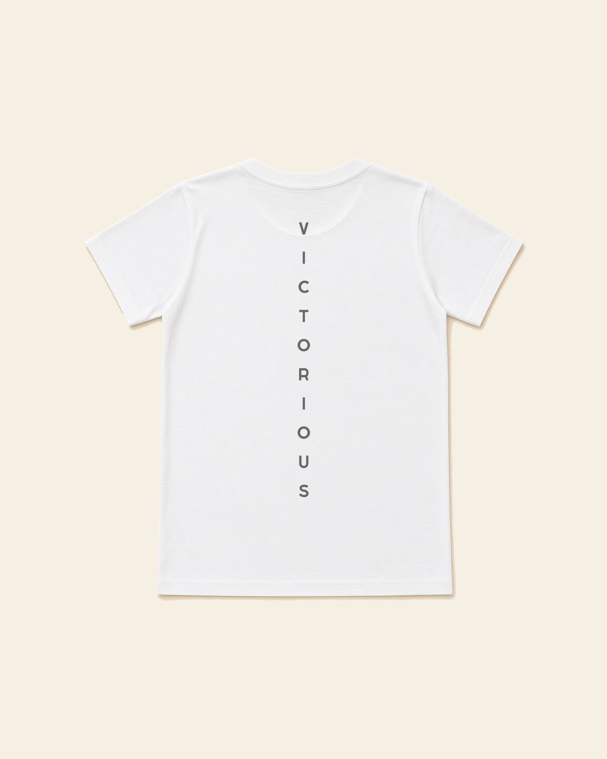 Victorious - Youth Classic Cotton Tee, white, back