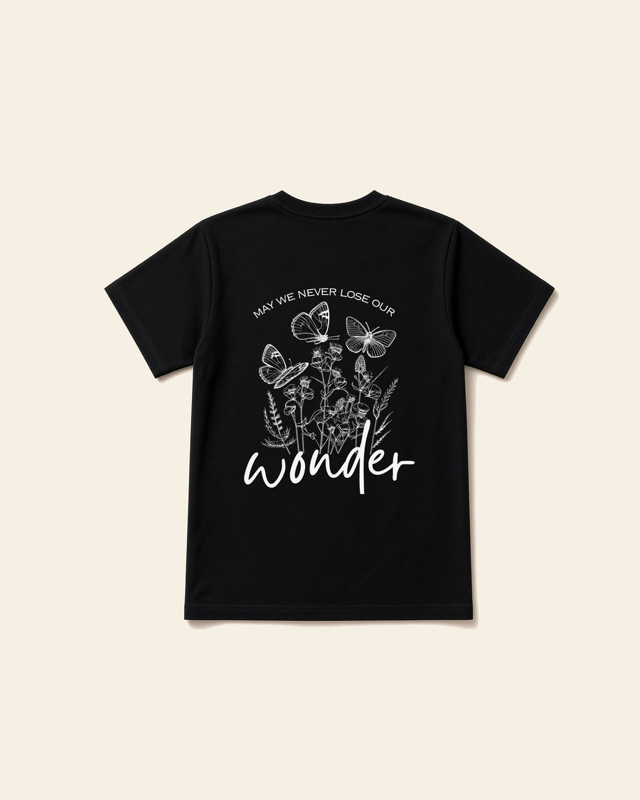 Wonder - Adult Heavyweight Cotton Tee, black, back