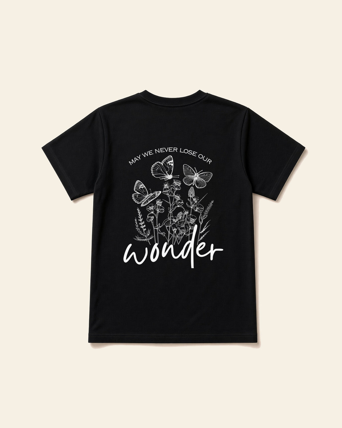 Wonder - Adult Everyday Cotton Tee, black, back