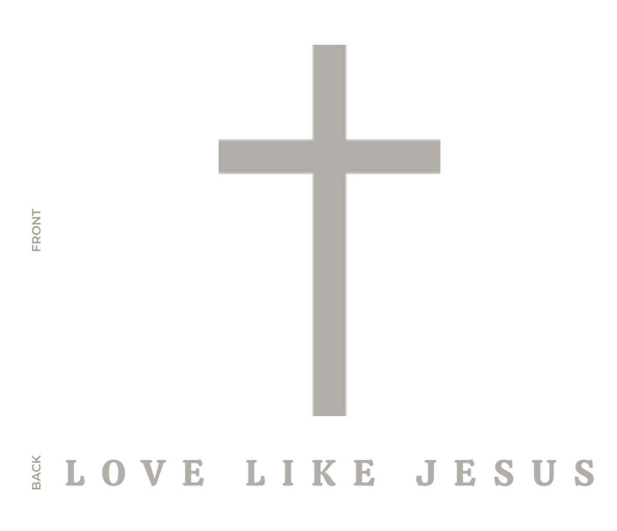 Love Like Jesus, the print