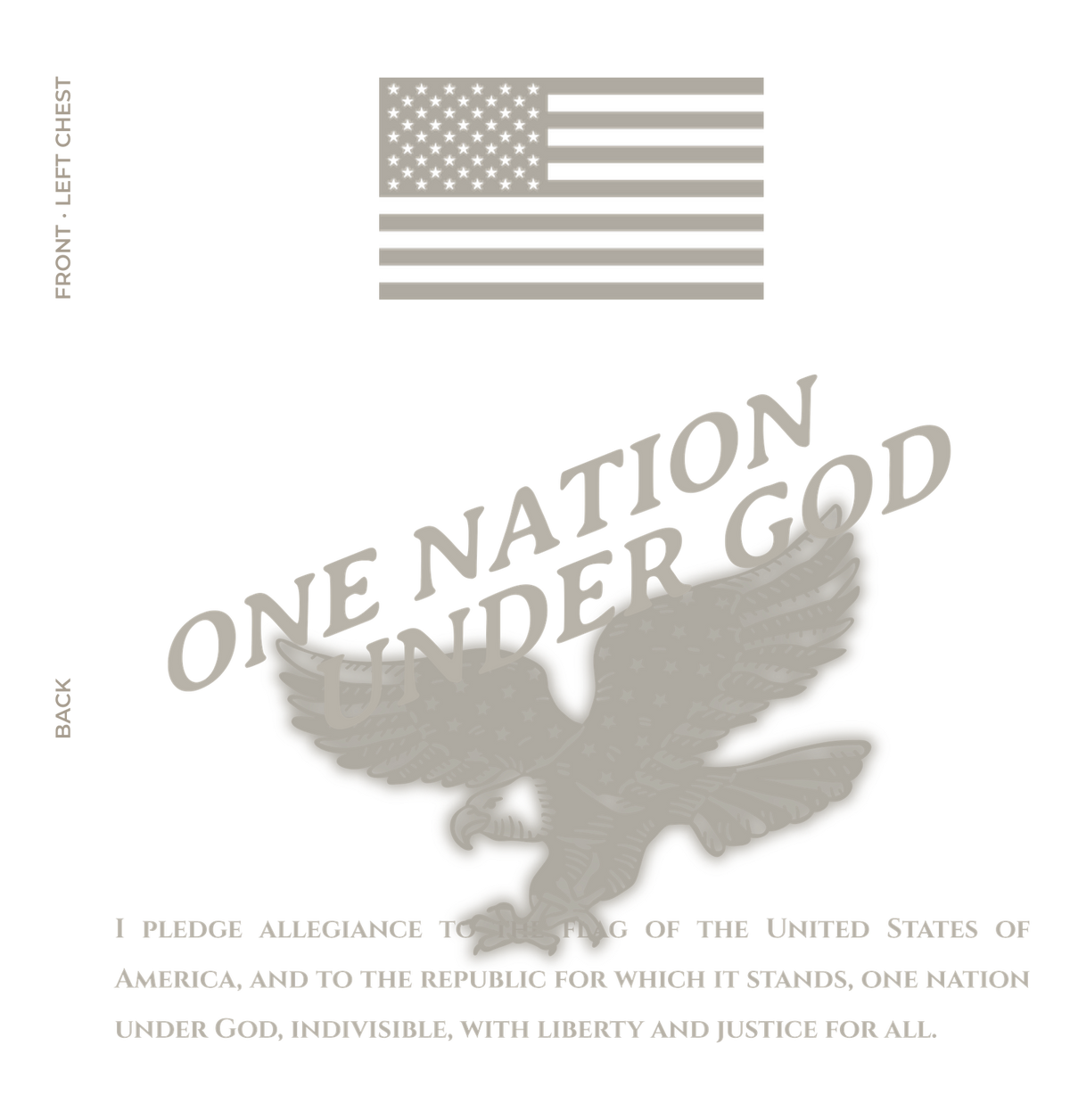 One Nation Eagle, the print